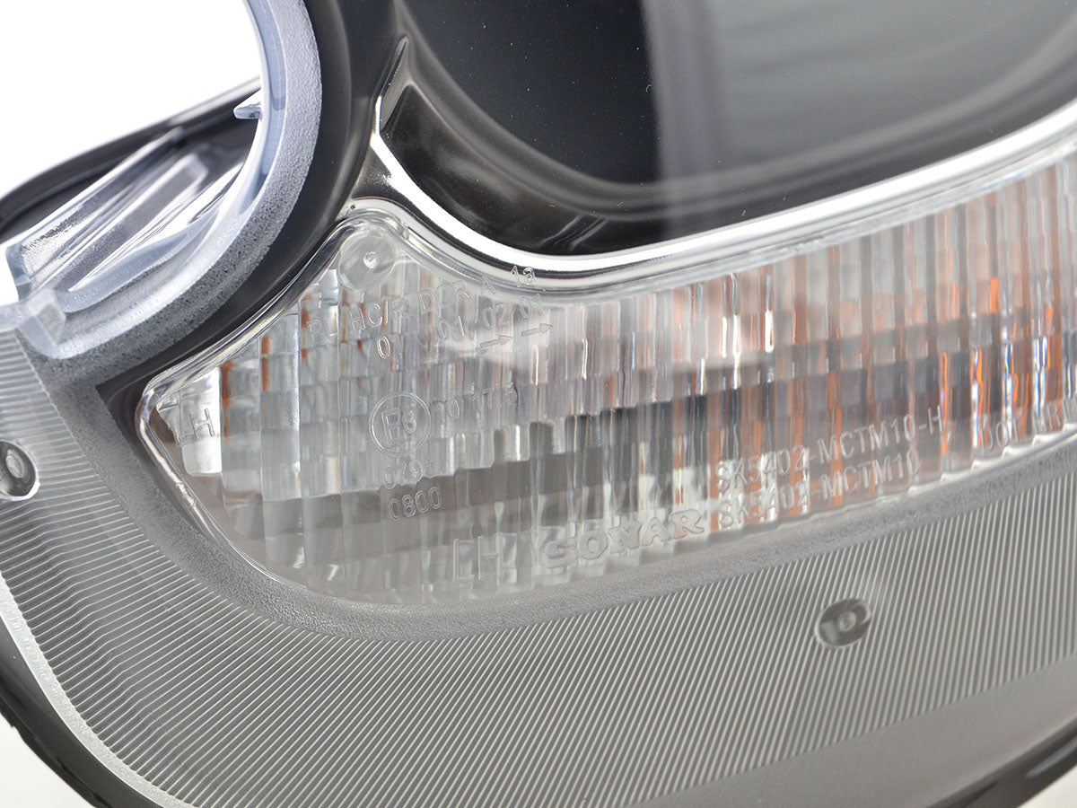 Scheinwerfer Set Xenon Daylight LED TFL-Optik Mini Countryman (R60)  10-17 schwarz
