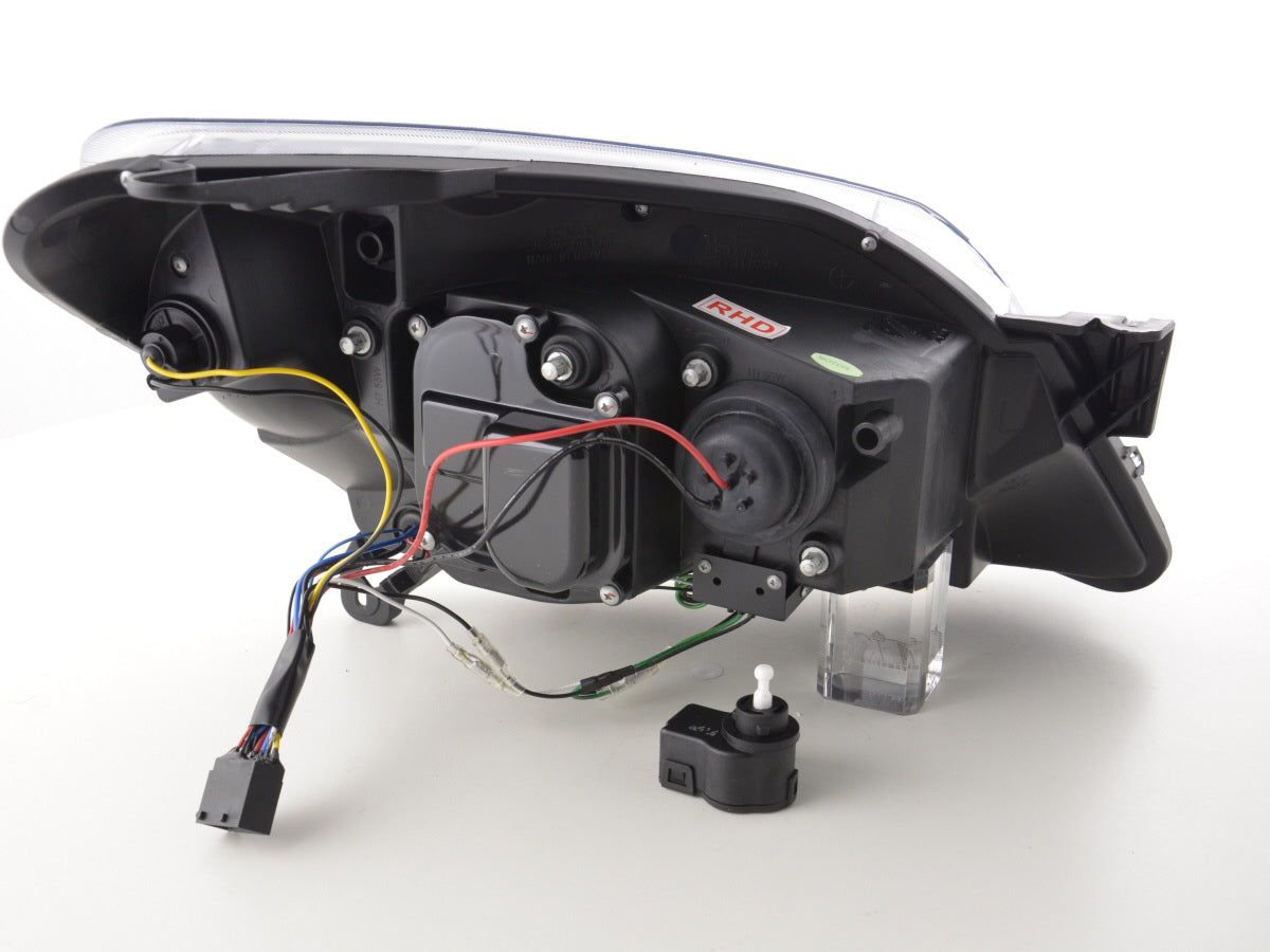 Scheinwerfer Set Daylight LED TFL-Optik Opel Astra H  04-10 chrom für Rechtslenker