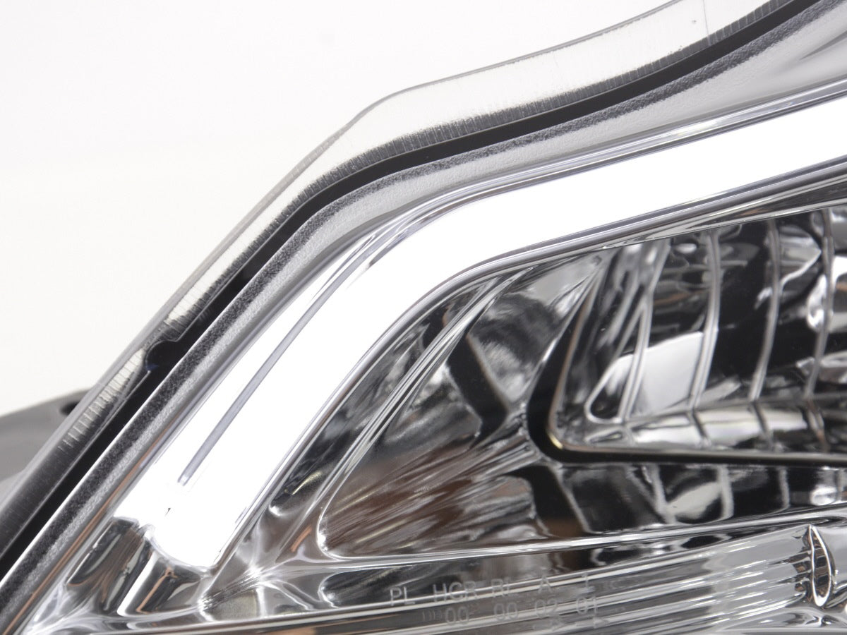 Scheinwerfer Set Daylight LED Tagfahrlicht Opel Corsa D  ab 2011 chrom für Rechtslenker
