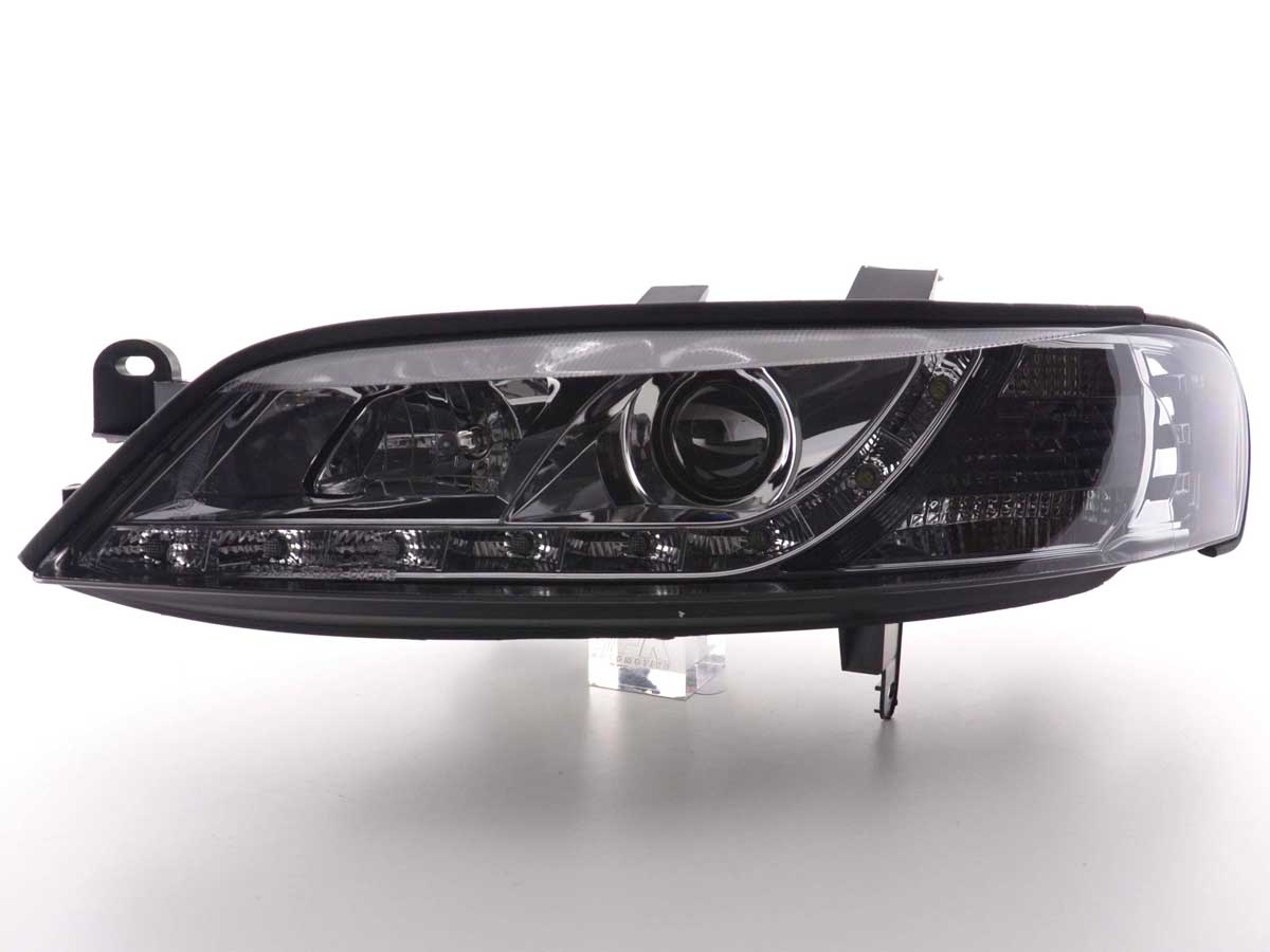 Headlight set Daylight LED daytime running light Opel Vectra B 99-02 chrome