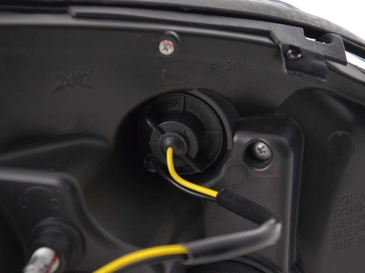 Scheinwerfer Set Daylight LED TFL-Optik Opel Vectra C  02-05 chrom für Rechtslenker