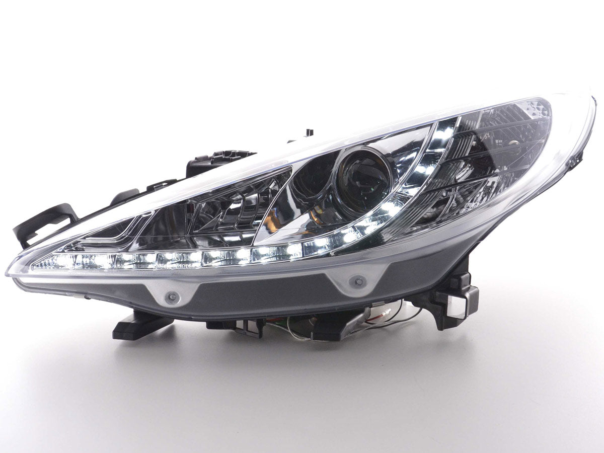 Scheinwerfer Set Daylight LED Tagfahrlicht Peugeot 207  06- chrom