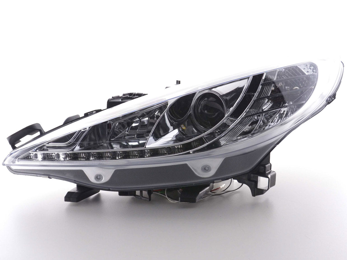 Scheinwerfer Set Daylight LED Tagfahrlicht Peugeot 207  06- chrom