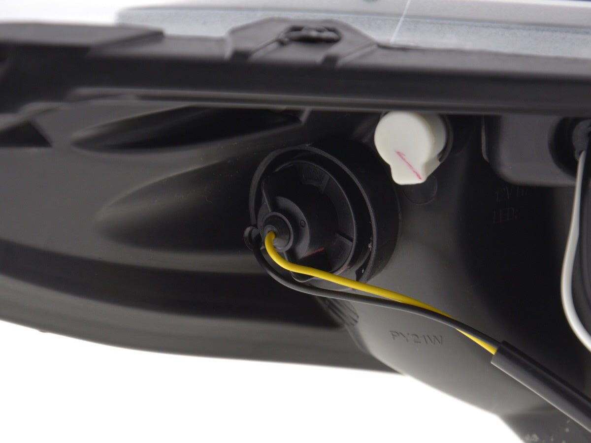 Scheinwerfer Set Daylight LED Tagfahrlicht Peugeot 207  06- chrom für Rechtslenker