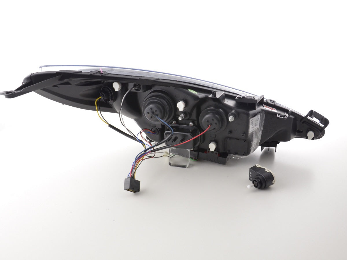 Scheinwerfer Set Daylight LED Tagfahrlicht Peugeot 207  06- chrom für Rechtslenker