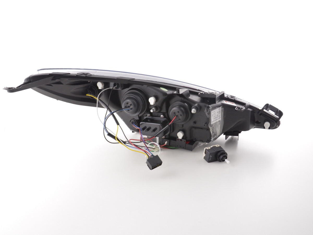 Scheinwerfer Set Daylight LED Tagfahrlicht Peugeot 207  06- schwarz für Rechtslenker