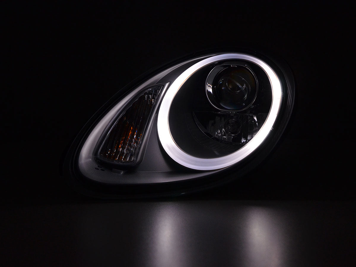 Scheinwerfer Set Daylight LED TFL-Optik Porsche Boxster (987)  04-08 silber