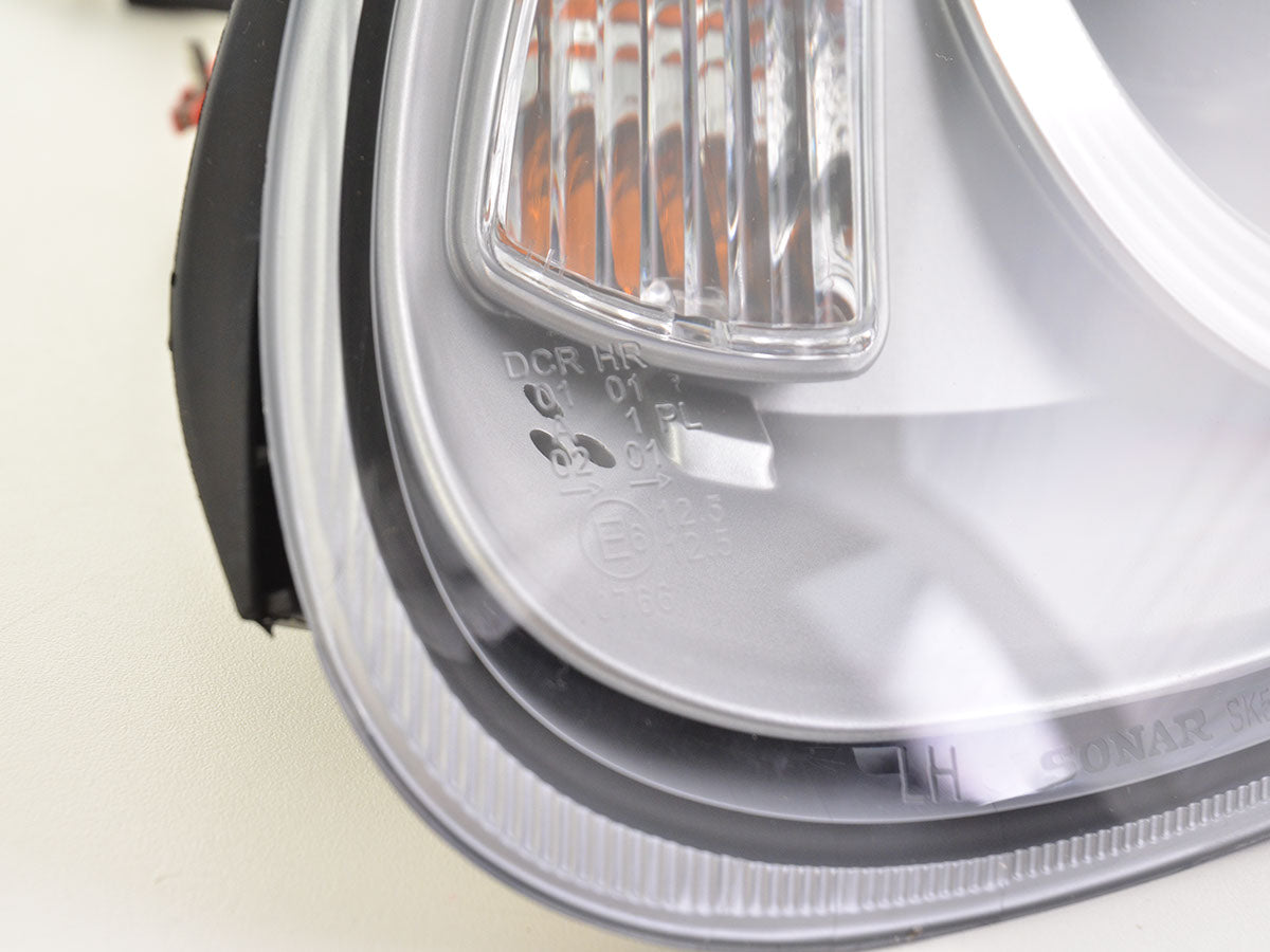 Scheinwerfer Set Daylight LED TFL-Optik Porsche Boxster (987)  04-08 silber