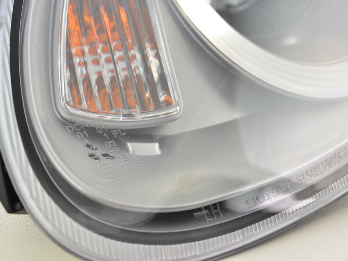 Scheinwerfer Set Xenon Daylight LED TFL-Optik Porsche Boxster (987)  04-08 silber