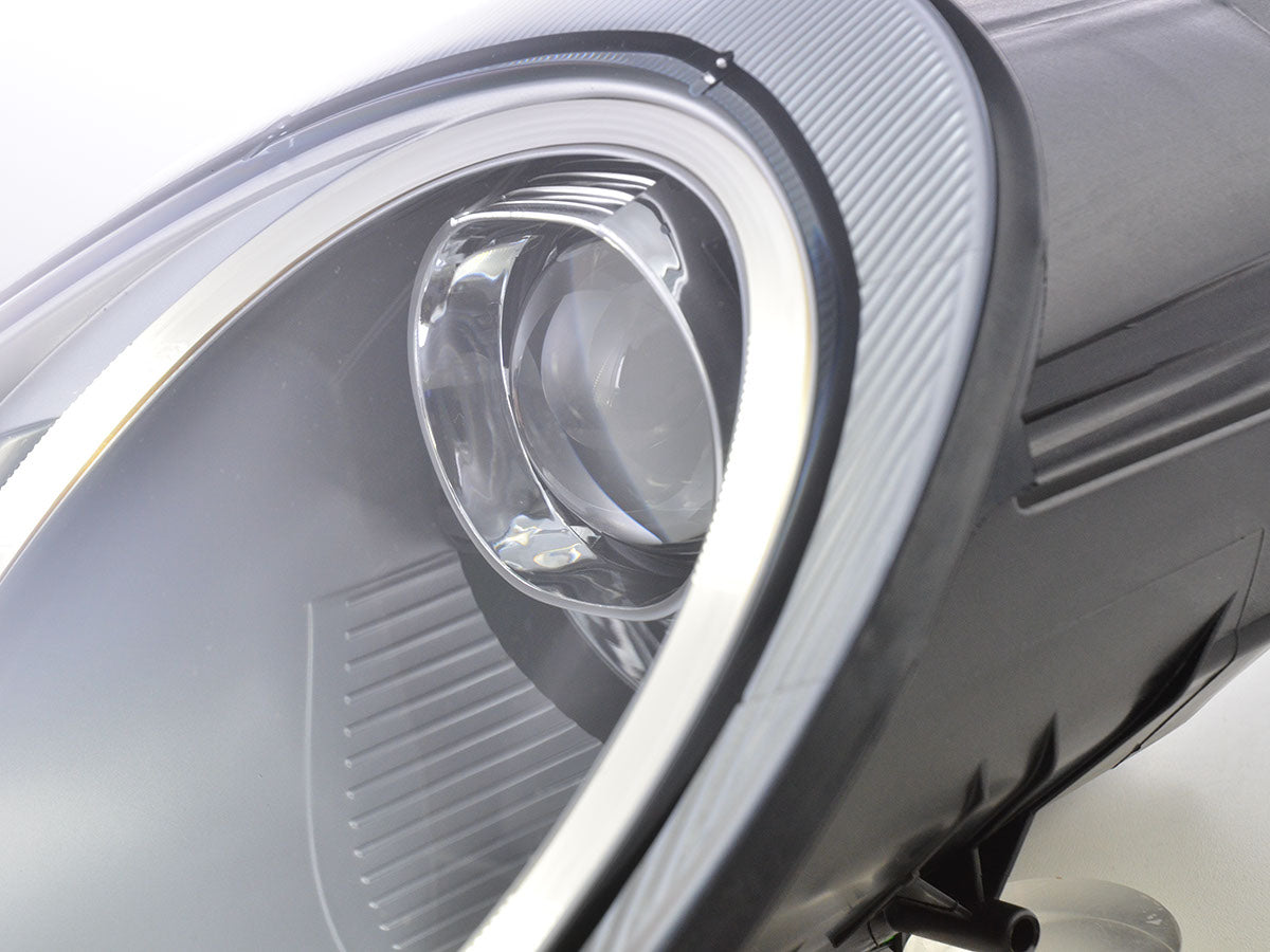 Scheinwerfer Set Xenon Daylight LED TFL-Optik Porsche Boxster (987)  04-08 silber