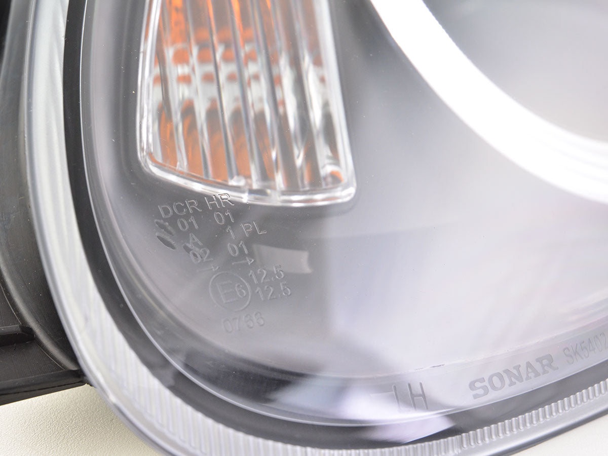 Scheinwerfer Set Xenon Daylight LED TFL-Optik Porsche Boxster (987)  04-08 schwarz