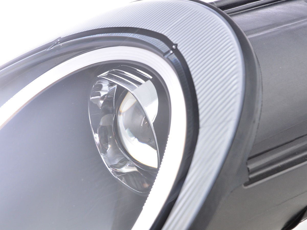Scheinwerfer Set Xenon Daylight LED TFL-Optik Porsche Boxster (987)  04-08 schwarz