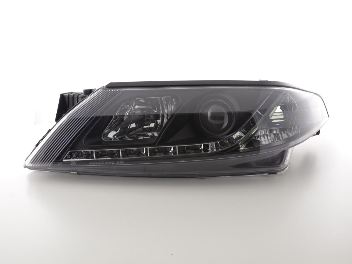Scheinwerfer Set Daylight LED TFL-Optik Renault Laguna (Typ G)  01-05 schwarz
