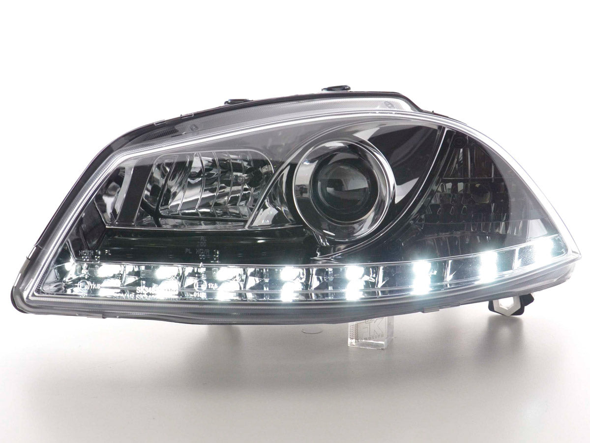 Scheinwerfer Set Daylight LED Tagfahrlicht Seat Ibiza 3 6L  02-08 chrom