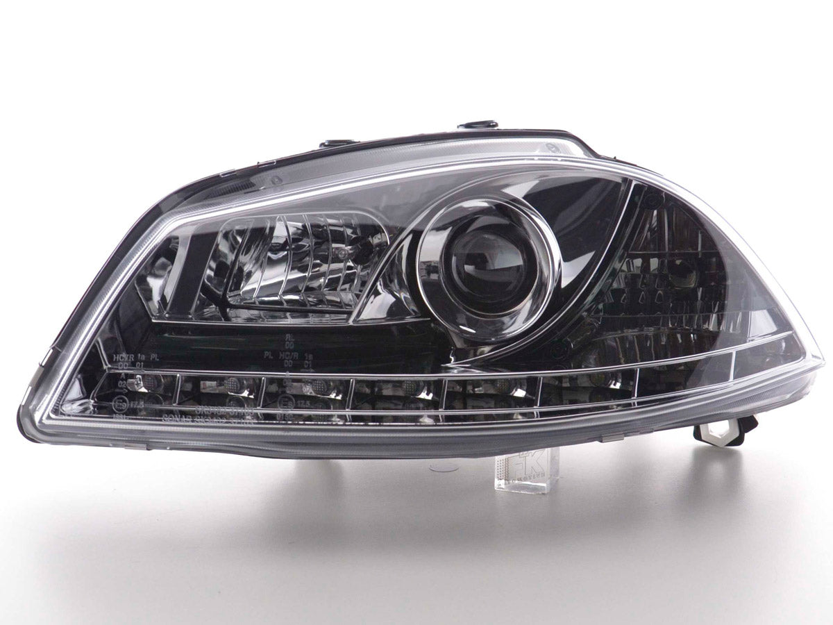 Scheinwerfer Set Daylight LED Tagfahrlicht Seat Ibiza 3 6L  02-08 chrom