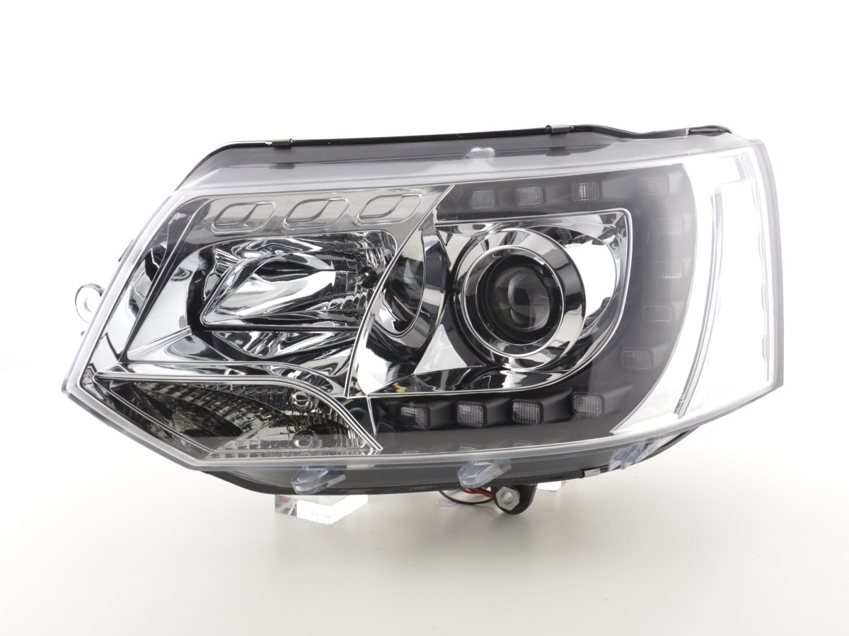Headlight Set Daylight LED daytime running light VW Bus T5 from 2009 chrome
