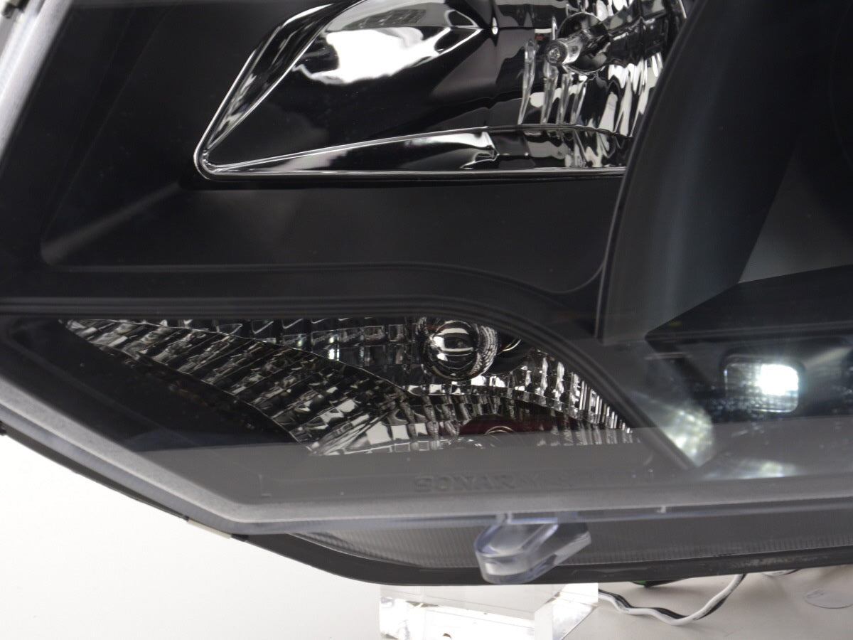 Headlight Set Daylight LED daytime running light VW Bus T5 from 2009 black