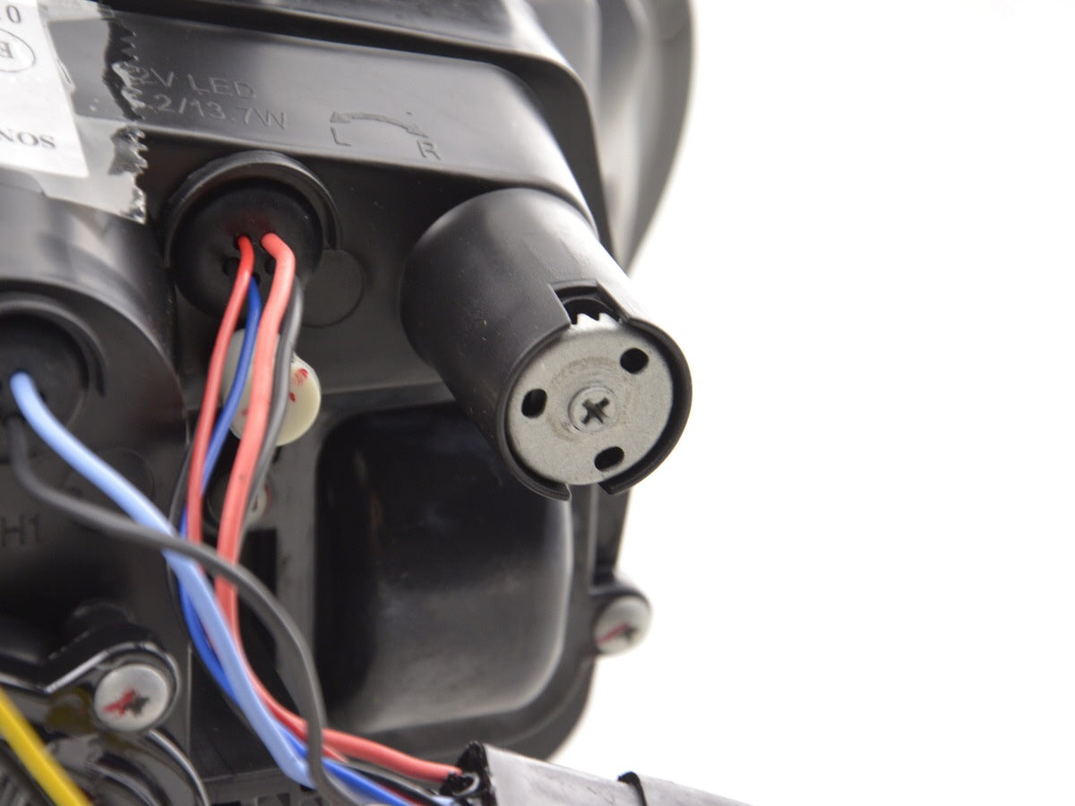 Scheinwerfer Set Daylight LED Tagfahrlicht VW Golf 4  97-03 chrom für Rechtslenker