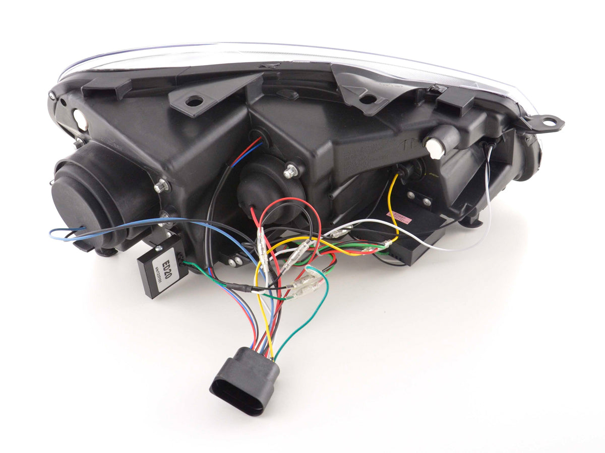 Scheinwerfer Set Daylight LED Tagfahrlicht VW Golf 6 Typ 1K  08- schwarz