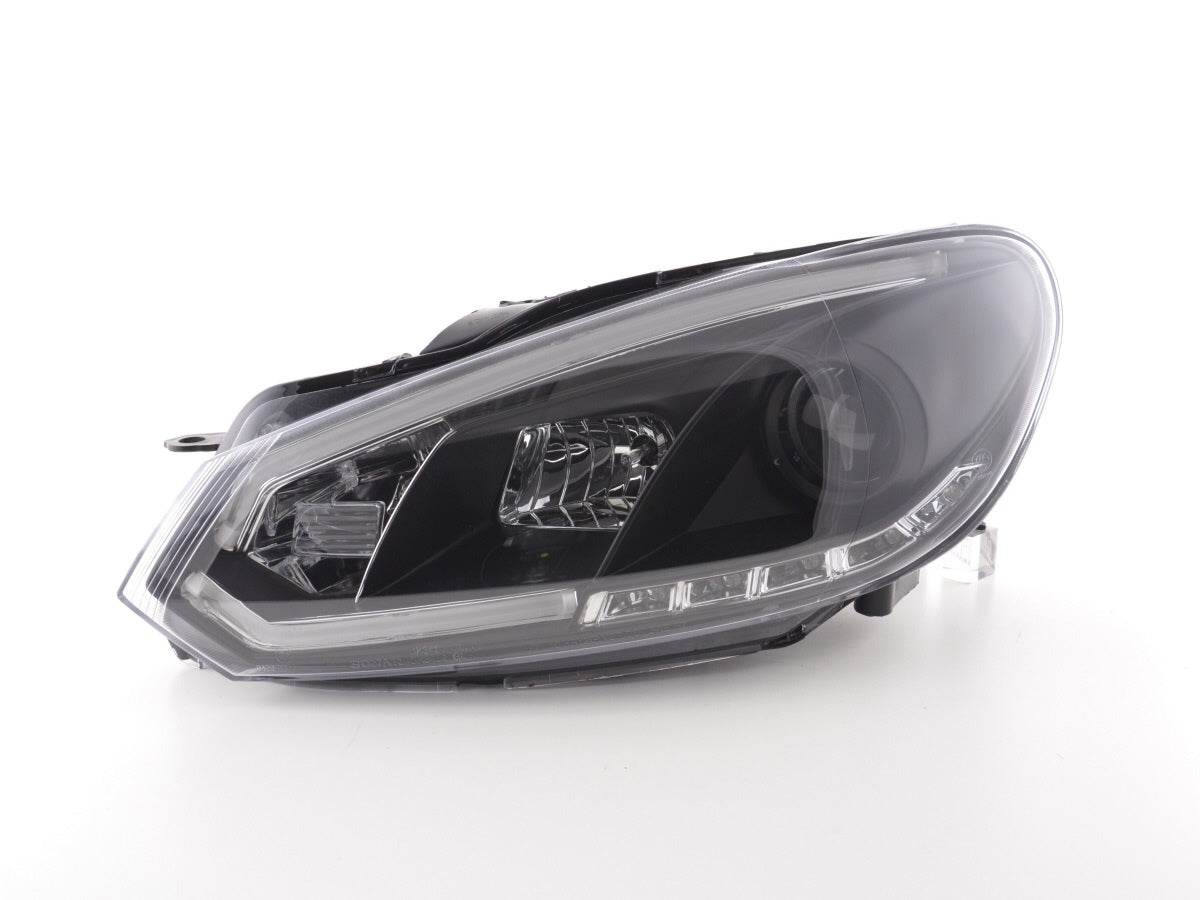 Scheinwerfer Set Daylight LED Tagfahrlicht VW Golf 6  08-12 schwarz