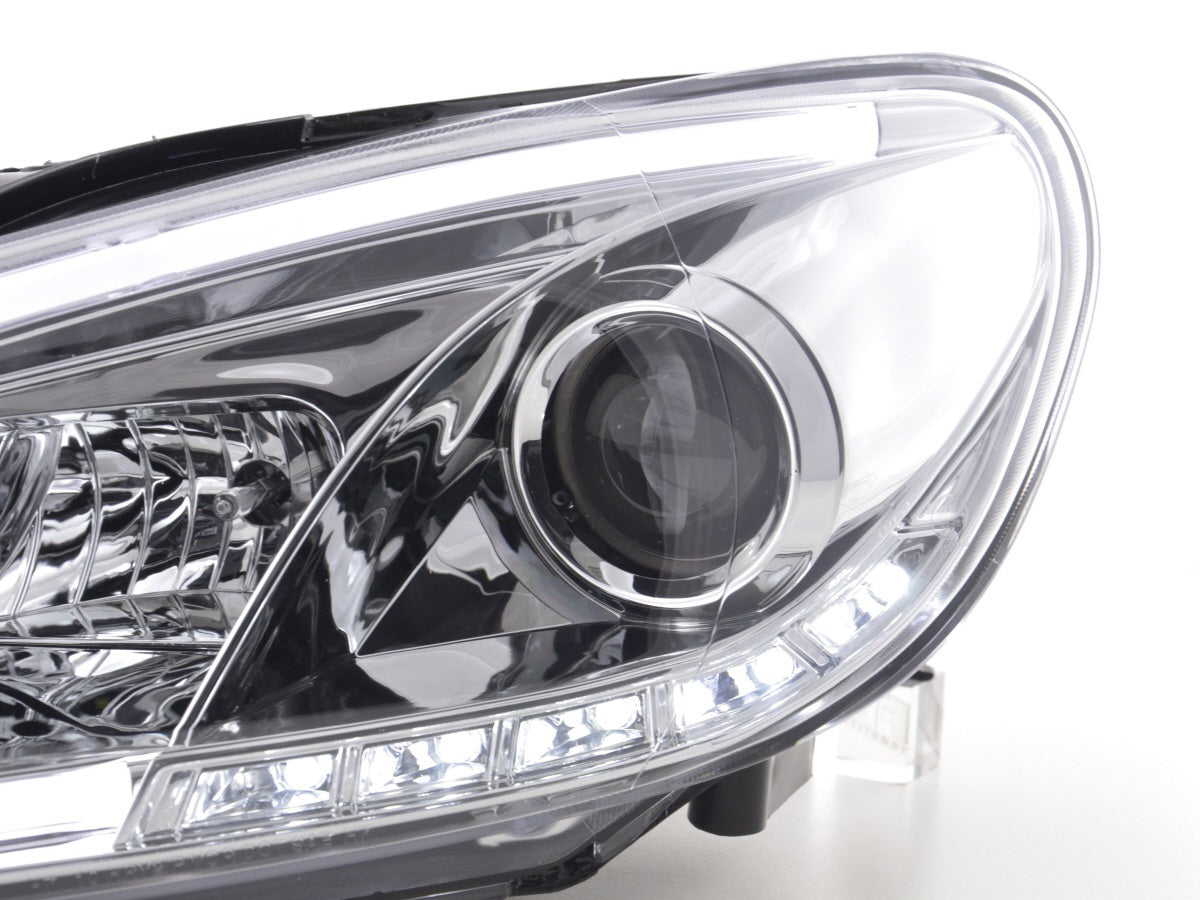 Scheinwerfer Set Daylight LED Tagfahrlicht VW Golf 6  08-12 chrom
