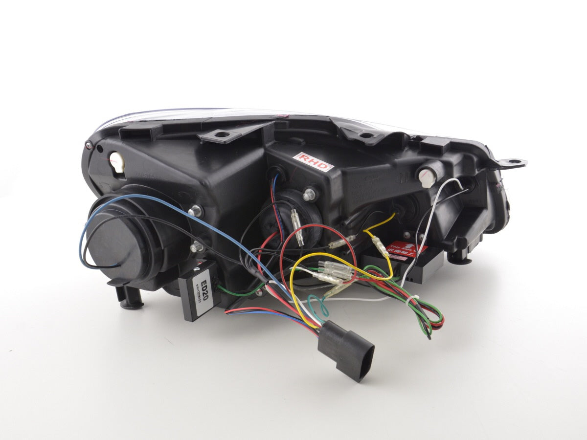 Scheinwerfer Set Daylight LED Tagfahrlicht VW Golf 6 Typ 1K  08- chrom für Rechtslenker