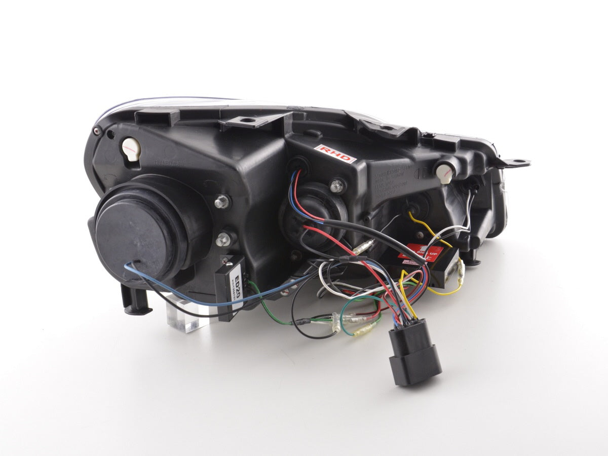 Scheinwerfer Set Daylight LED Tagfahrlicht VW Golf 6 Typ 1K  08- schwarz für Rechtslenker