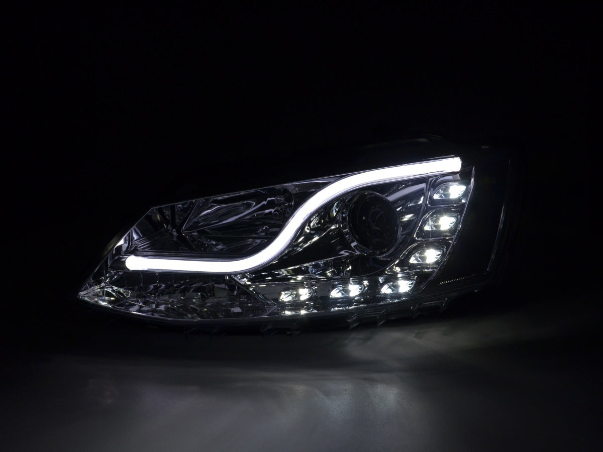 Scheinwerfer Set Daylight LED Tagfahrlicht VW Jetta 6  ab 2011 chrom