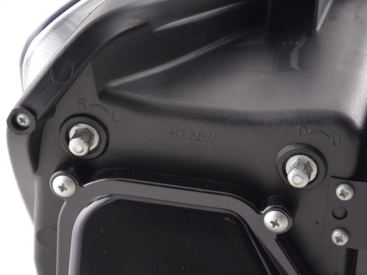Scheinwerfer Set Daylight LED Tagfahrlicht VW Polo 6R  09- schwarz für Rechtslenker