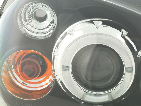 Headlight set Opel Corsa B 94-00 black