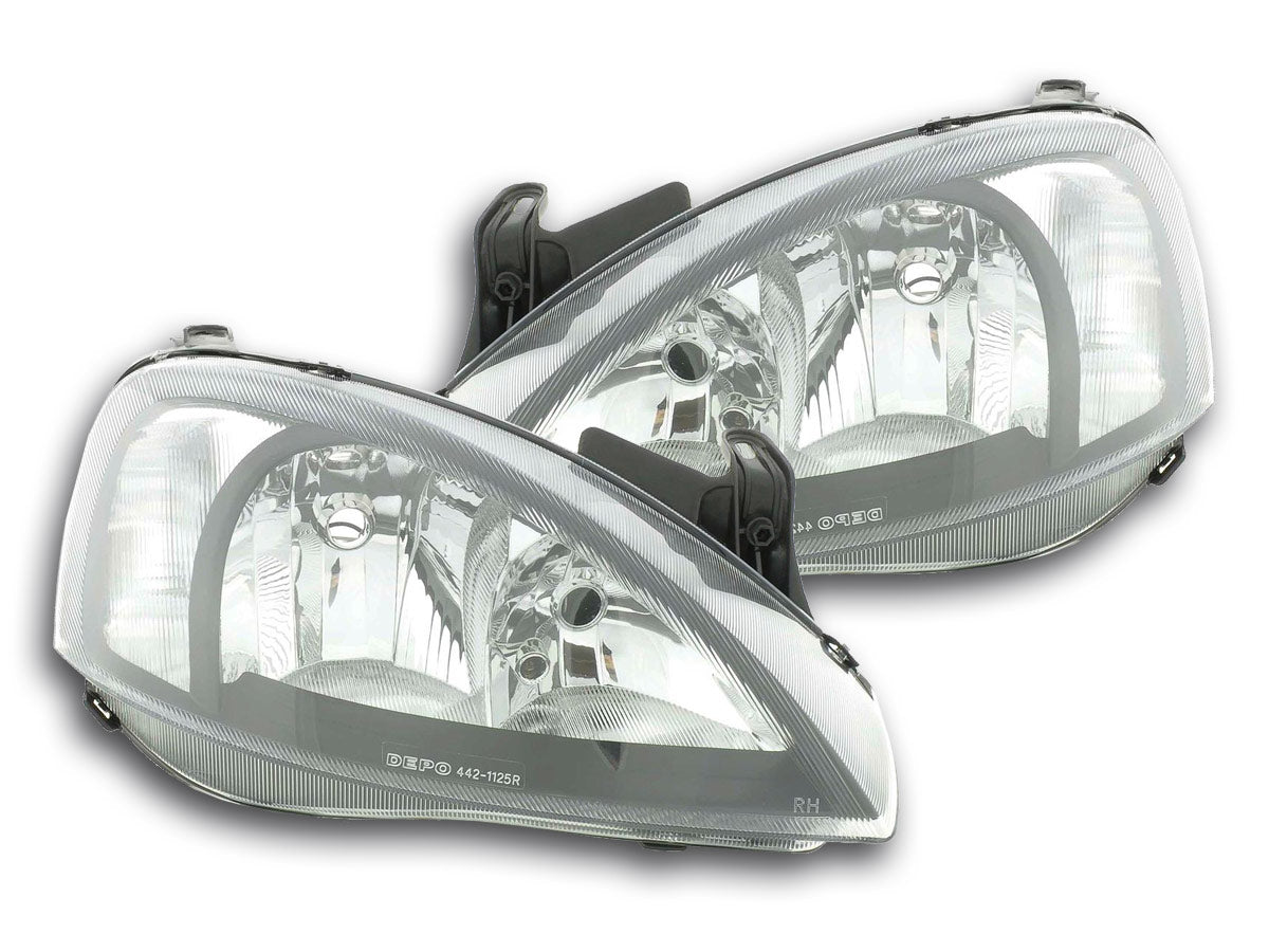 Headlights Opel Corsa C 01-06 black