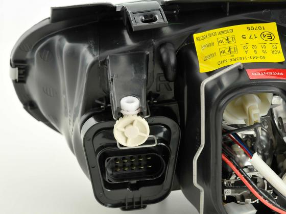 Headlight set VW Golf 4 type 1J 98-03 black