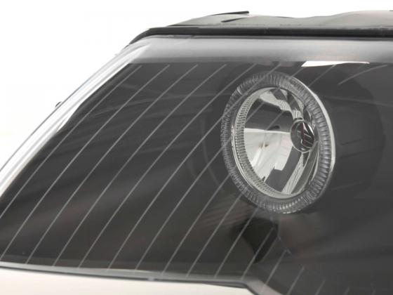 Headlight set Angel Eyes VW Passat Type B6 05-11 black