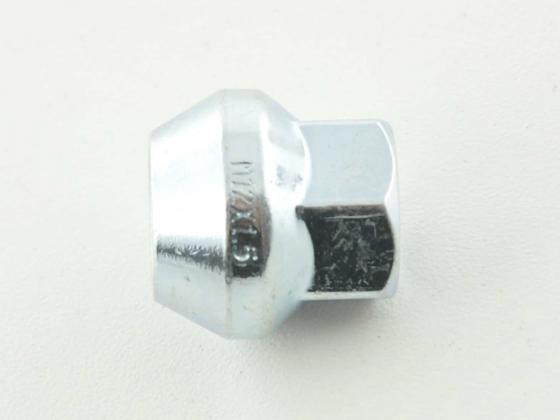 Radmutter einzeln Länge 23mm Kegelbund M14X1,5 silber