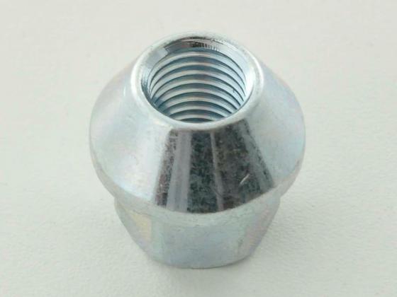 Radmutter einzeln Länge 34mm Kegelbund M12x1,75 silber