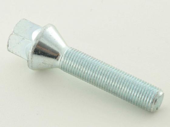 Radschraube einzeln Schaftlänge 32mm Kegelbund silber M14x1,5