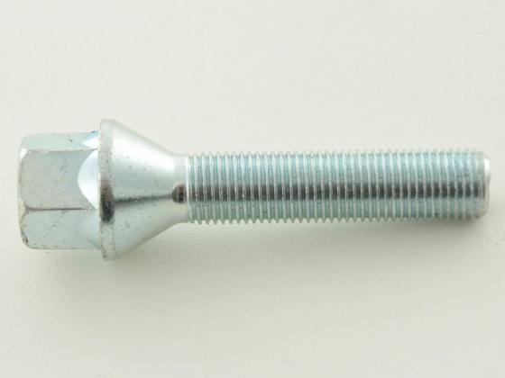 Radschraube einzeln Schaftlänge 32mm Kegelbund silber M14x1,5