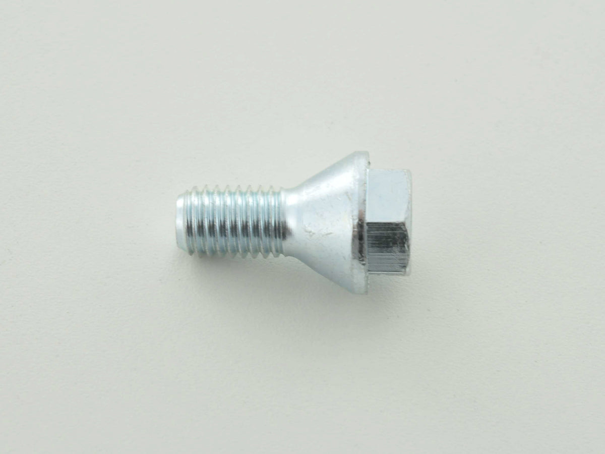 Radschraube einzeln Schaftlänge 21mm Kegelbund Kurzkopf silber M12x1,75