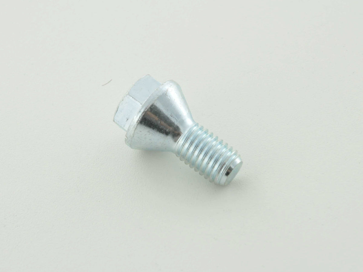 Radschraube einzeln Schaftlänge 21mm Kegelbund Kurzkopf silber M12x1,75