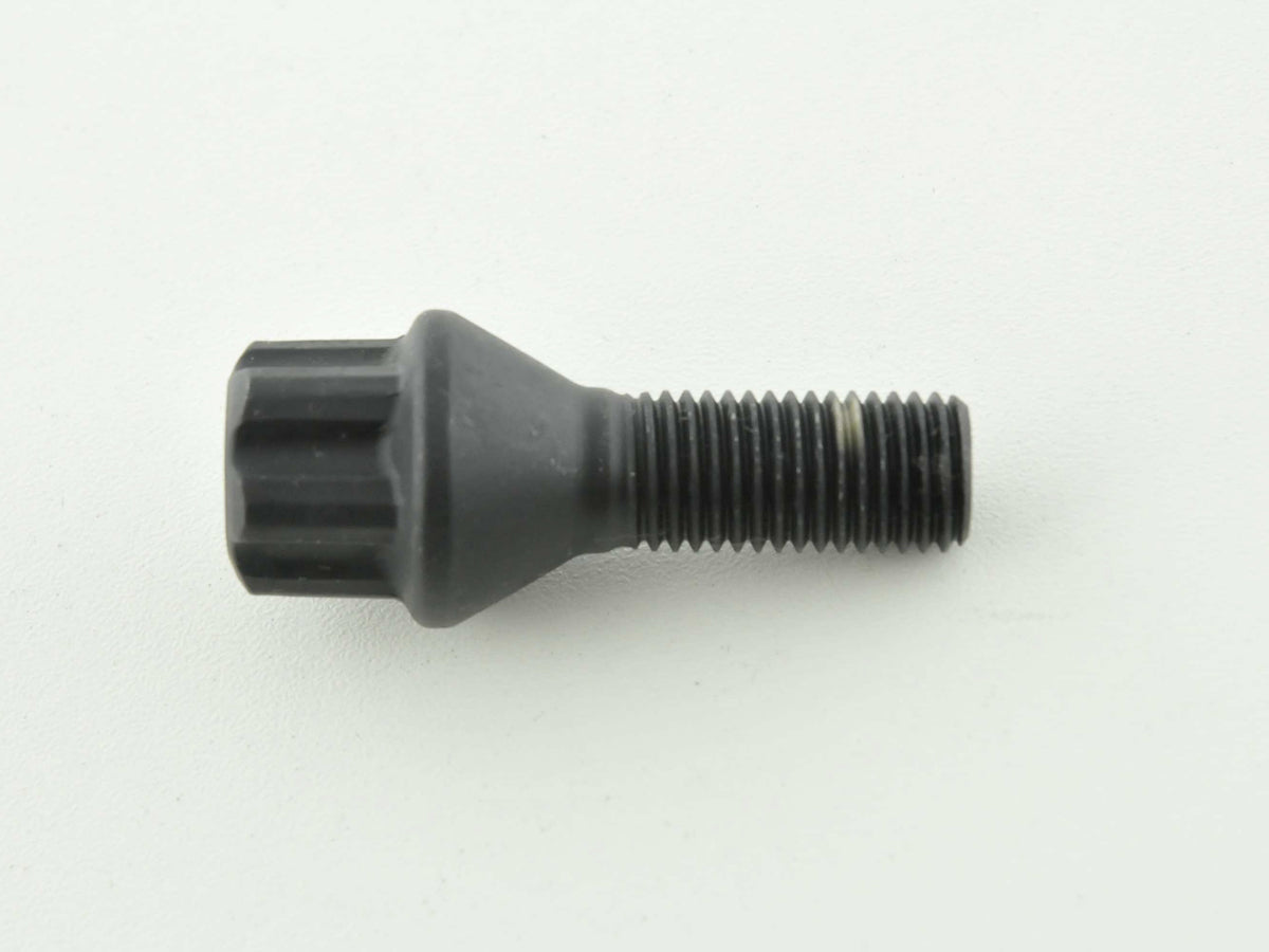 Radschraube einzeln Schaftlänge 28mm Kegelbund schwarz M12x1,5