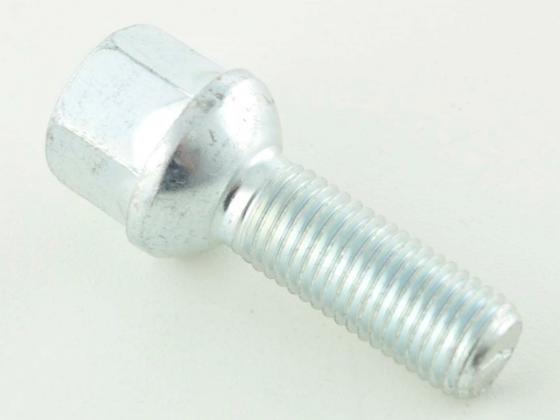 Radschraube einzeln Schaftlänge 32mm Kugelbund silber M14x1,5