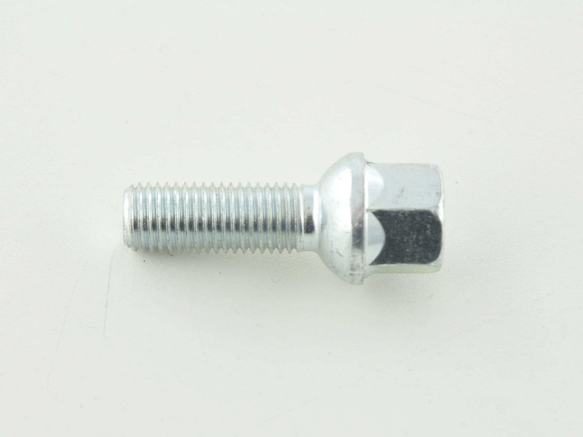 Radschraube einzeln Schaftlänge 32mm Kugelbund silber M12x1,5