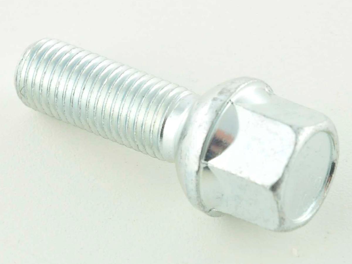 Radschraube einzeln Schaftlänge 32mm Kugelbund silber M14x1,5