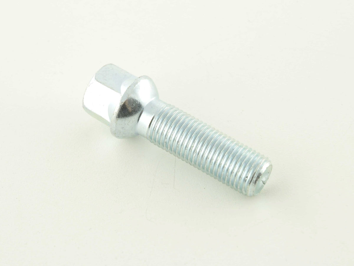 Radschraube einzeln Schaftlänge 43mm Kugelbund silber M14x1,5