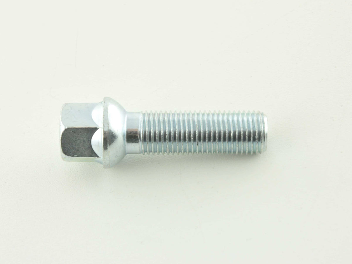 Radschraube einzeln Schaftlänge 43mm Kugelbund silber M14x1,5