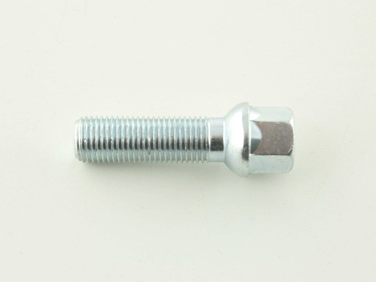 Radschraube einzeln Schaftlänge 43mm Kugelbund silber M14x1,5