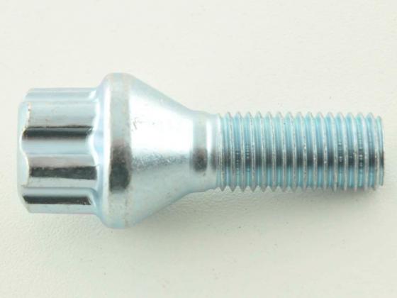Radschrauben Set (10 Stk.) Kegelbund Schaftlänge 42mm M12x1,25 silber