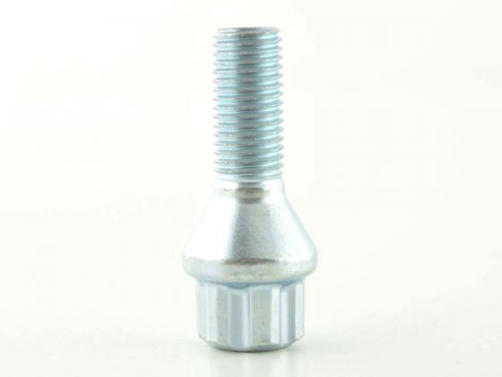 Radschrauben Set (8 Stk.) Kegelbund Schaftlänge 42mm M12x1,25 silber