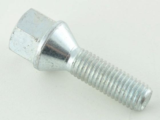 Radschrauben Set (10 Stk.) Kegelbund Schaftlänge 60mm M12x1,25 silber