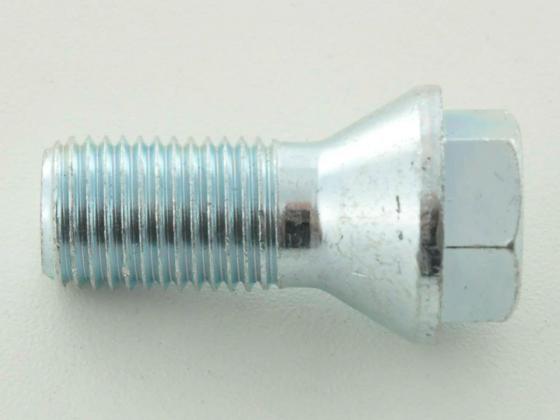 Radschrauben Set (10 Stk.) Schaftlänge 26mm Kegelbund Kurzkopf silber M14x1,5